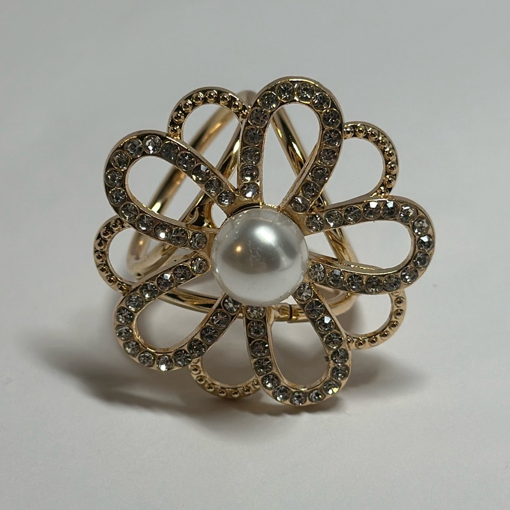 Floral Scarf Ring - #169 - Picture 3 of 5